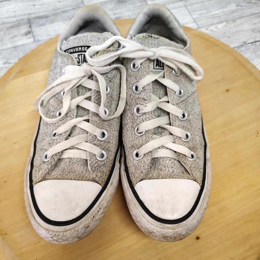 Gray Converse Chuck Taylor Sneakers Womens Size 6 Low‑Top